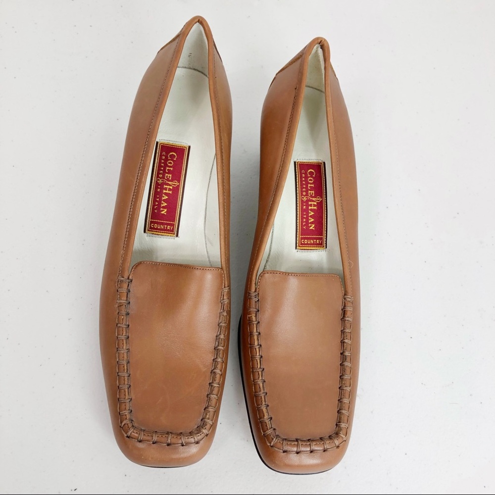 Cole Haan Crafted in Italy Tan Shoes  7.5 AA - Picture 2 of 8